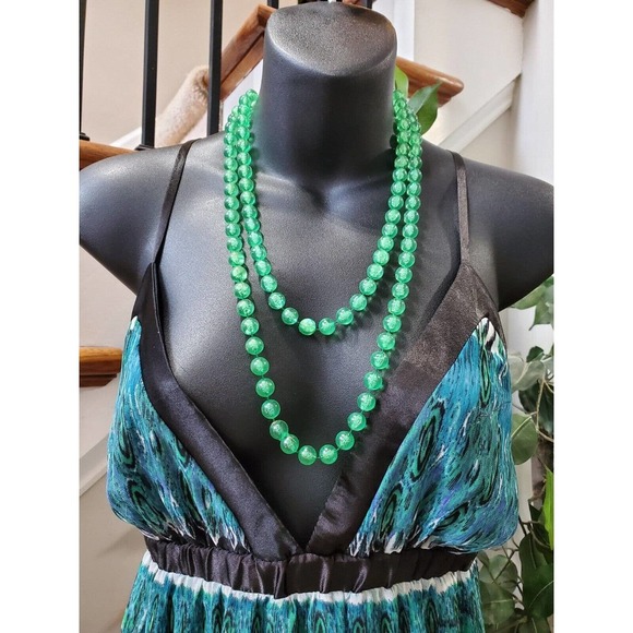 JFW Women Multicolor 100% Polyester Sweetheart Neck Sleeveless Long Maxi Dress L - Picture 2 of 10